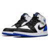 Air Jordan 1 Mid SE White Black Royal (GS)