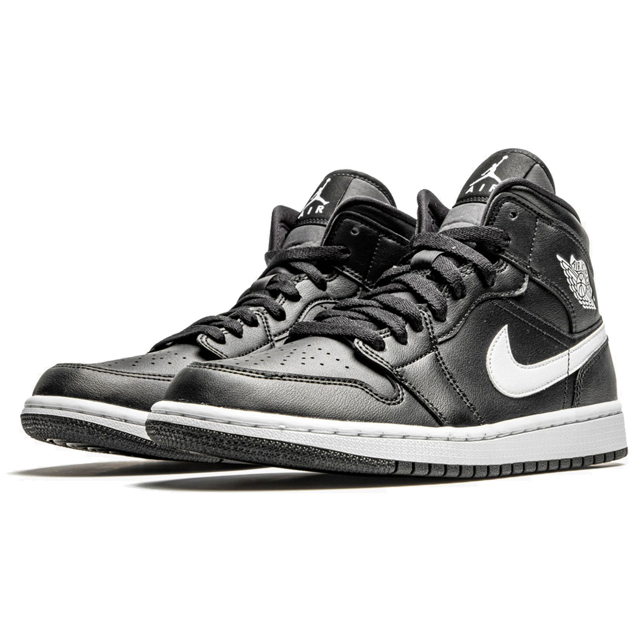 Air Jordan 1 Mid Black White (W) - DS Kicks