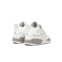 Alternative view of Air Jordan 4 Retro White Oreo (TD)